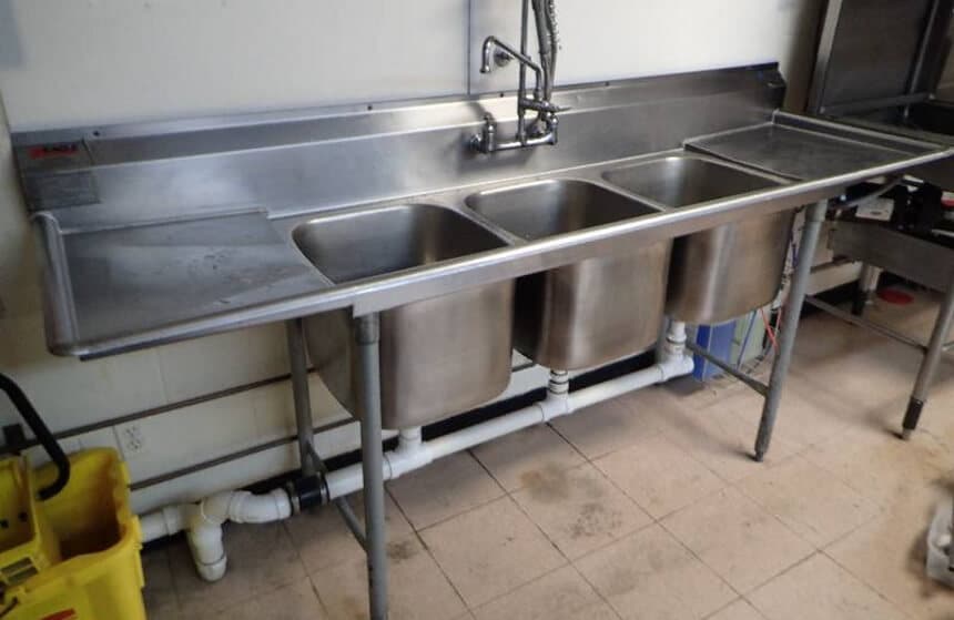 3 Compartment Sink Plumbing Diagram 5