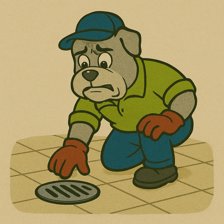Commercial Floor Drain Clog