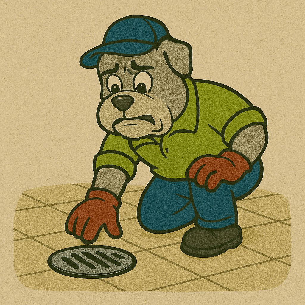 Commercial Floor Drain Clog
