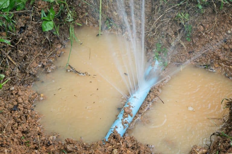 Leaking Water Line
