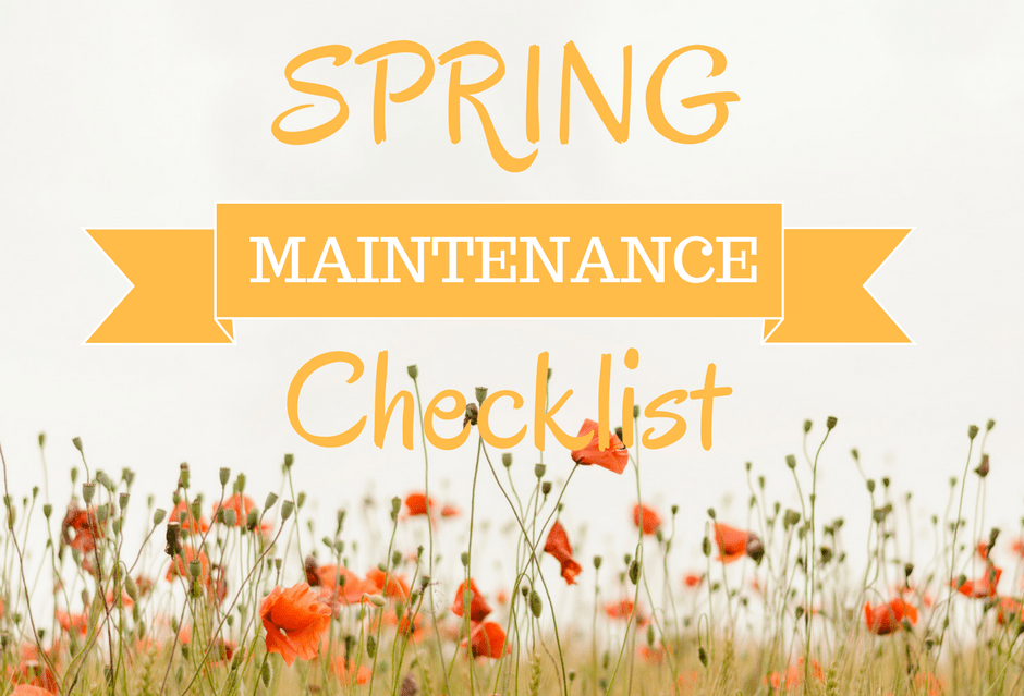 Spring Maintenance Checklist