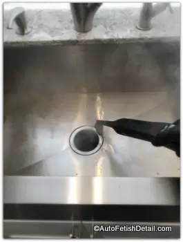best steam cleaner sanitizing kitchen drain