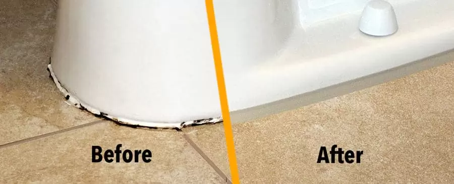 toilet caulking
